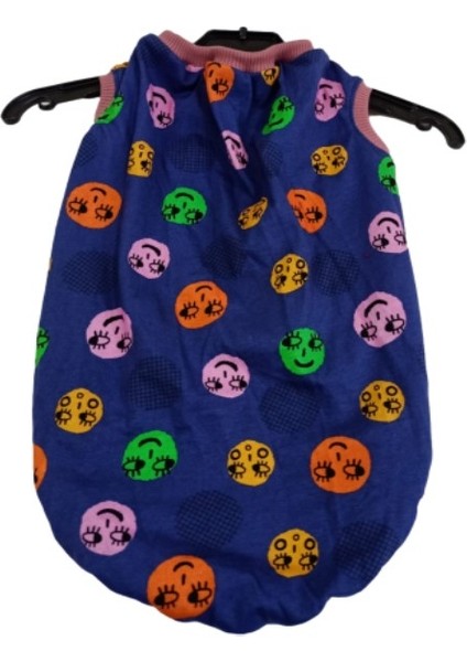 Gülen Emoji Desenli Kedi Köpek Kıyafeti Elbisesi fiyatları