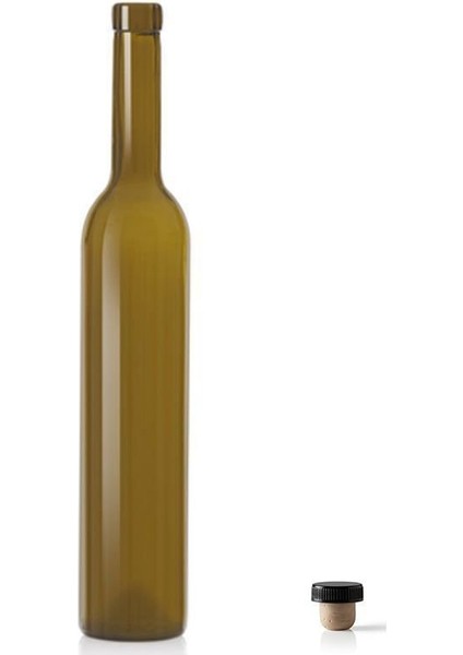 Futura Fascetta Koyu Yeşil Cam Şişe Kapaklı 500 ml 40 Adet