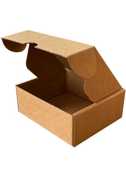 12x10x4,5 cm Kilitli Kutu - Kraft (25 Adet)