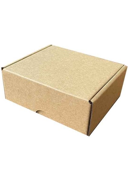 12x10x4,5 cm Kilitli Kutu - Kraft (25 Adet)