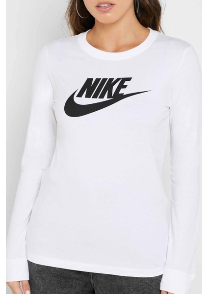 Kadın Uzun Kollu T-Shirt Kadın Sweatshirt BV6171-BEYAZ modelleri