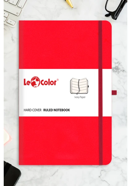 Le Color Rec Note Klasik 13X21 Defter Kırmızı