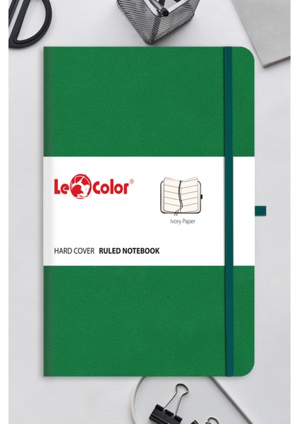 Le Color Rec Note Klasik 13X21 Defter Yeşil