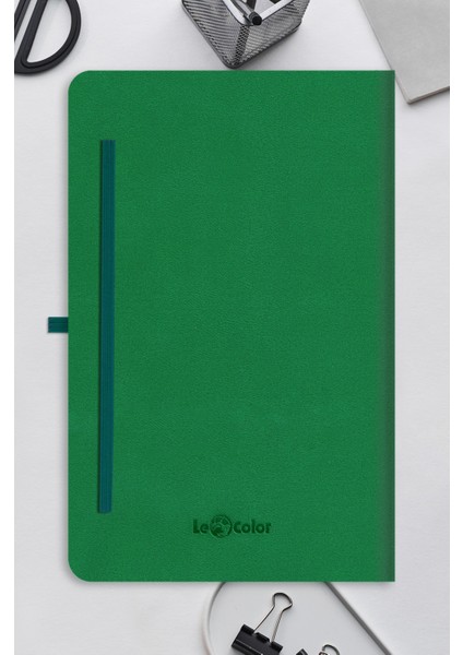 Le Color Rec Note Klasik 13X21 Defter Yeşil