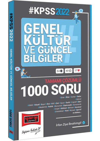 KPSS 2022 Genel Kültür ve Güncel Bilgiler Tamamı Çözümlü Soru Bankası