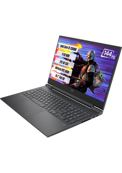 Hp Victus 16-D1048NT İntel Core i5 12500H 8 GB 512 GB SSD Rtx 3050 Freedos 16.1" FHD Taşınabilir Bilgisayar 68P33EA