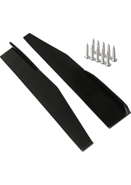 Çift 29.5 '' Araba Gövdesi Etek Strake Uzatma Ayırıcı Kalıplama Evrensel (Yurt Dışından)