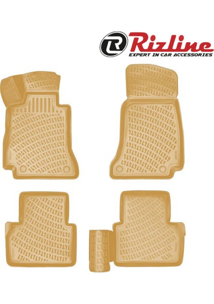 Cıtroen C5 01-07 Araca Özel 3D Havuzlu Paspas Takımı Bej Renk