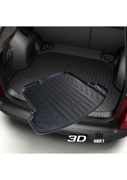 Vw Golf 8 2021- Arabanıza Özel Bagaj Havuzu Siyah Alt