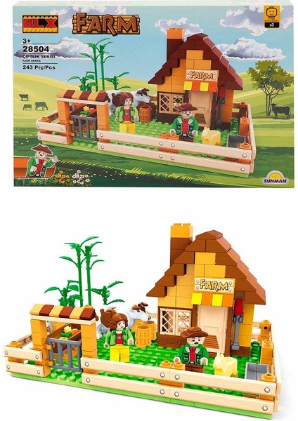 Parstek 28504 Sun Blx-Çiftlik Set Çiftlik Evi 243 Parça