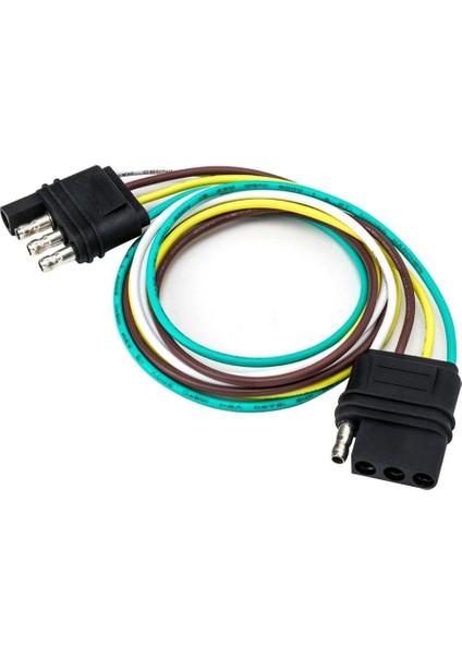 4 Pinli Fiş Römork Işık Kablo Demeti Uzatma Düz 24 '' Tel Konektörü (Yurt Dışından) fiyatları