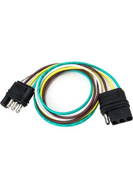4 Pinli Fiş Römork Işık Kablo Demeti Uzatma Düz 24 '' Tel Konektörü (Yurt Dışından) modelleri