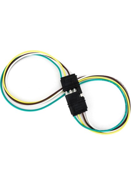 4 Pinli Fiş Römork Işık Kablo Demeti Uzatma Düz 24 '' Tel Konektörü (Yurt Dışından) fırsatları