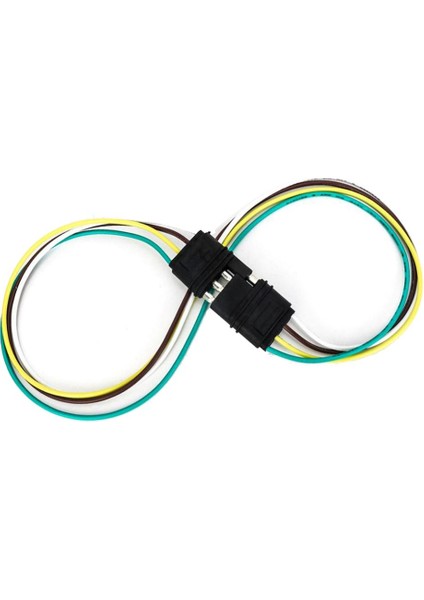 4 Pinli Fiş Römork Işık Kablo Demeti Uzatma Düz 24 '' Tel Konektörü (Yurt Dışından) indirimleri