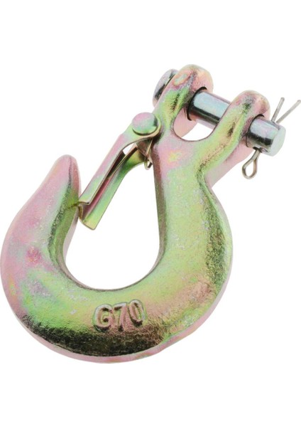 2 Parça 1/4 "clıvıs Wınch Hook Ağır Hizmetli Kayma Hook Çinko Kaplama Alaşım (Yurt Dışından)