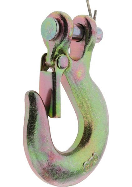 2 Parça 1/4 "clıvıs Wınch Hook Ağır Hizmetli Kayma Hook Çinko Kaplama Alaşım (Yurt Dışından)