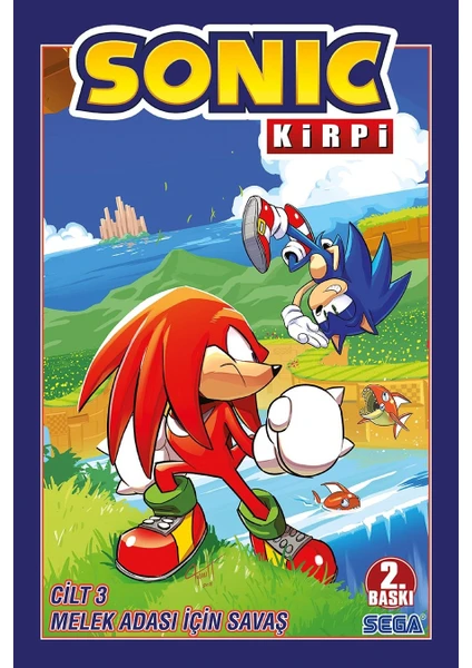 Kirpi Sonic Cilt 3 - Melek Adası İçin Savaş (2.Baskı)