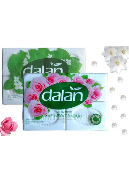 Banyo Sabunu Klasik 600 Gr + Dalan Güllü Banyo Sabunu 600 Gr Ikili Set