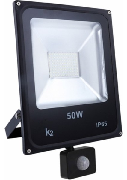 KLF160B 50W Sensörlü LED Projektör Beyaz 6500K