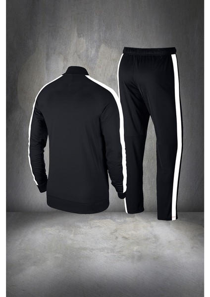 Büyük Beden Erkek Siyah Supra Penye Nefes Alabilir Kumaş Alt Rahat Eşofman Yürüyüş Takımı (4xl- 10XL) fırsatları