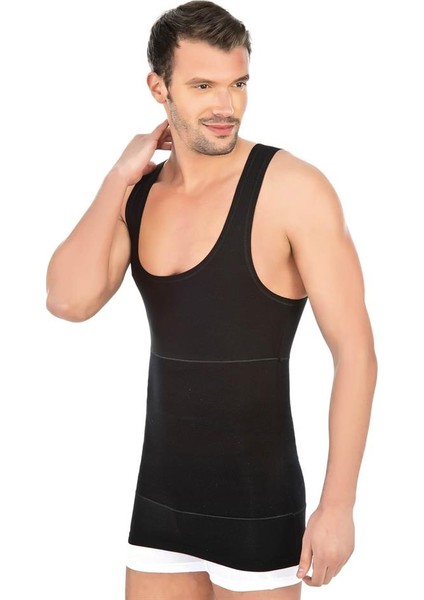 1400 Modal Cotton Erkek Atlet Korse Siyah