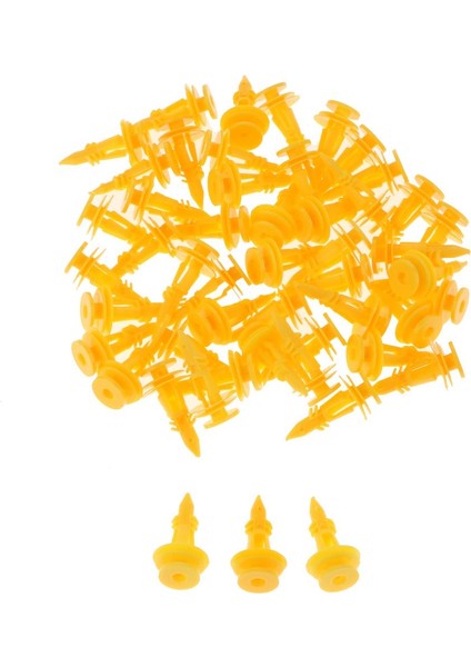 50X Bagaj Kapağı Klips Kapı Trim Panel Klipsi Squeegee 6502991 (Yurt Dışından)