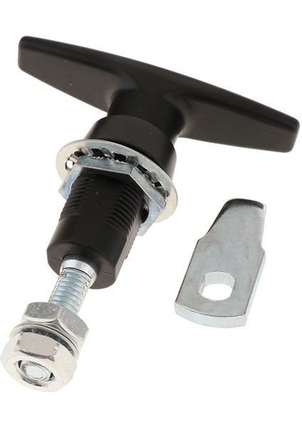 Römork Karavan Araç Kutusu Dolabı T-Handle Garaj Kapı Kilit Mandal 105X80 mm (Yurt Dışından)