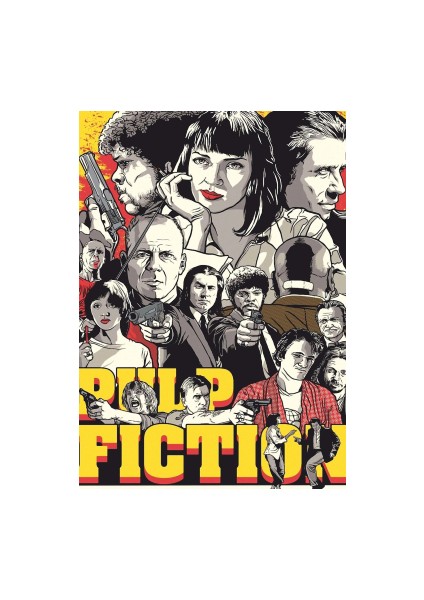 Pulp Fiction 30 x 45 cm Kuşe Poster Silindir Kutulu Kargo