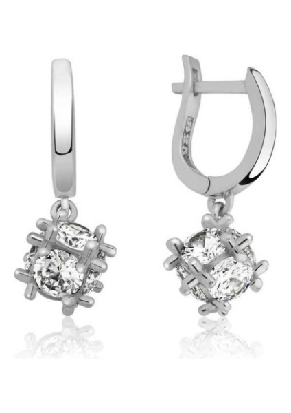 Baget Montür 925 Ayar Gümüş Küpe