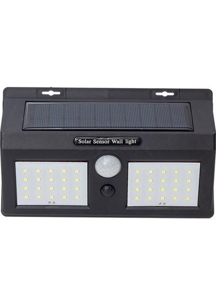 PM-14616 Sensörlü Çiftli 40 Ledli Solar LED Duvar Tipi Aplik
