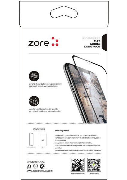 Huawei P30 Lite Htstore Zore Mat Kobra Ekran Koruyucu