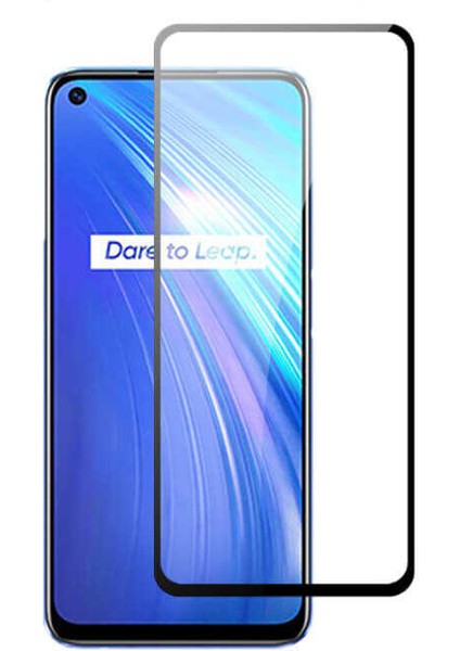 Realme 6 Htstore Zore Kenarları Kırılmaya Dayanıklı Cam Ekran Koruyucu