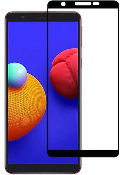Samsung Galaxy A01 Core Htstore Zore Kenarları Kırılmaya Dayanıklı Cam Ekran Koruyucu