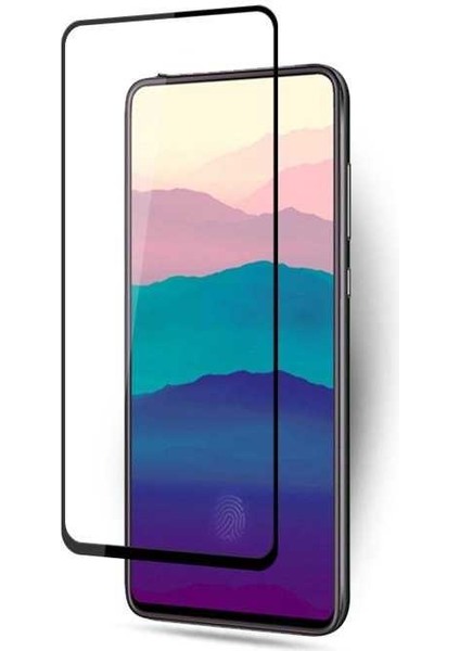 Samsung Galaxy A80 Htstore Zore Kenarları Kırılmaya Dayanıklı Cam Ekran Koruyucu