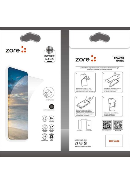 Apple iPhone x Htstore Zore Power Nano Ekran Koruyucu
