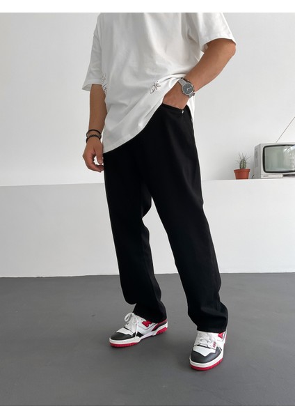 Siyah Boru Paça Pantolon GJ-15208/5174 fiyatları