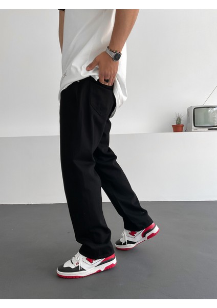 Siyah Boru Paça Pantolon GJ-15208/5174 fırsatları