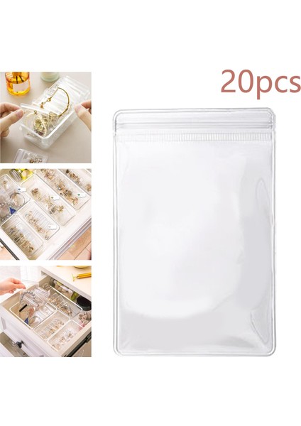 Mücevher Depolama Çantası Kutusu Anti Kesim Şeffaf Toz Geçirmez Küpe Için 20X S Torbalar (Yurt Dışından) fırsatları
