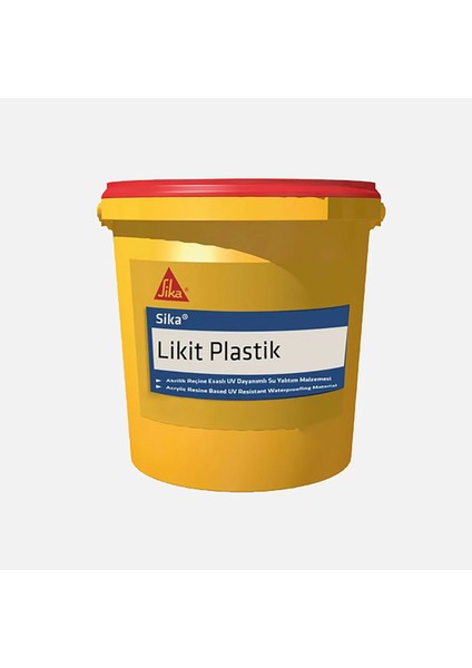 Sika® Likit Plastik Elastik Su Yalıtım Malzemesi 20 kg