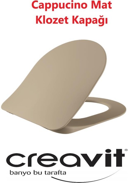 KC0903 Duck Duroplast Amortisörlü Cappucino Mat Klozet Kapağı KC0903.01.0800E