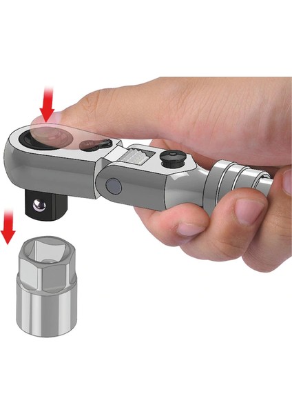 Mafsallı Teleskobik Cırcır ½"294-432MM indirimleri