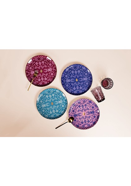 Glamorous 4'lü Servis Takımı 24 cm