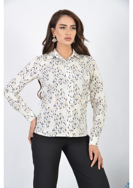 line Sorallinelinekadınbluzdijitalbaskılı Mevsimlik Ürün fiyatları