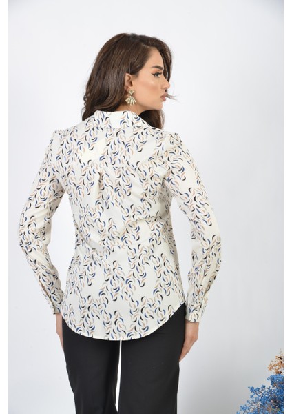 line Sorallinelinekadınbluzdijitalbaskılı Mevsimlik Ürün fırsatları