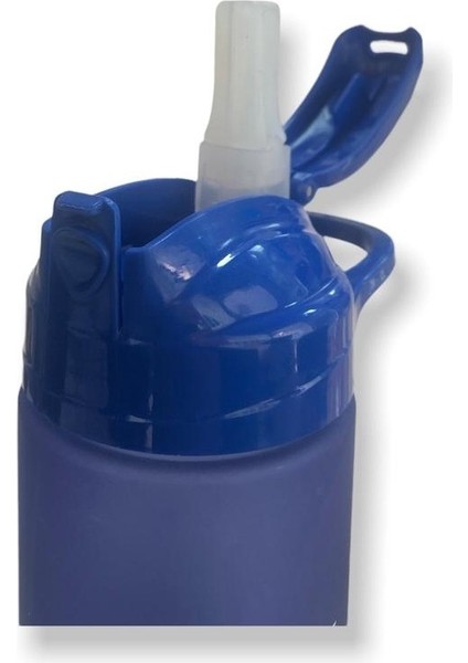 Unbeaten Tritan Pipetli Matara Suluk 600 ml Mavi fiyatları