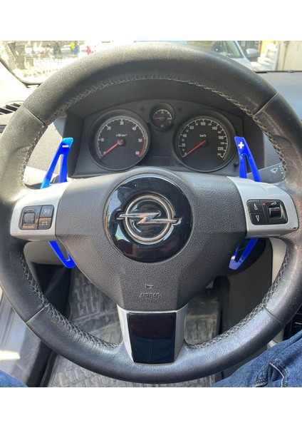 Universal F1 Kulakçık Paddle Shift Mavi Ultra Parlak