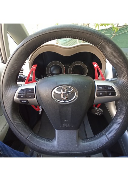 Universal F1 Kulakçık Paddle Shift Kırmızı Ultra Parlak