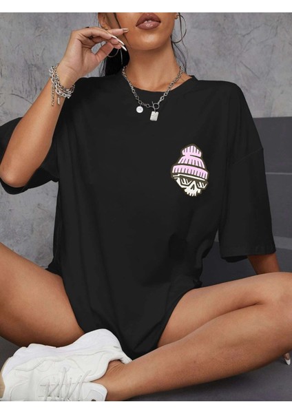 Kadın Today Was Baskılı Oversize Tişört fiyatları