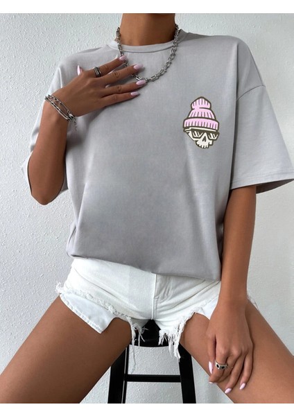 Kadın Today Was Baskılı Oversize Tişört fiyatları