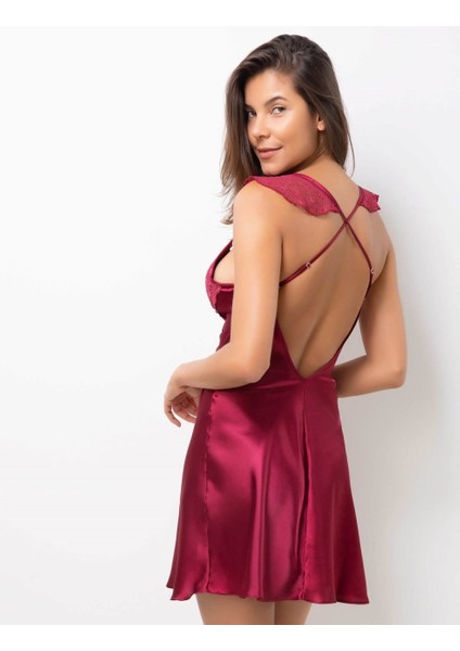 Midi Dantel Sabahlık Gecelik Set 4240